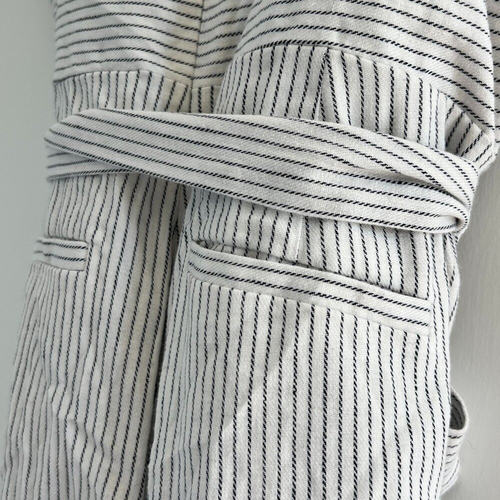 Banana Republic Linen-Cotton Cropped Wide Leg Jumpsuit - Picture 4 of 5